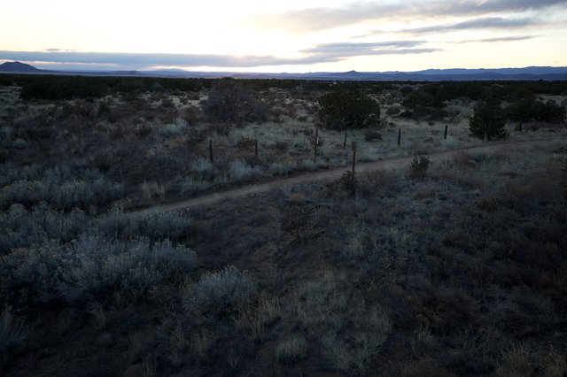 Desert Twilight Along a Remote New Mexico Trail