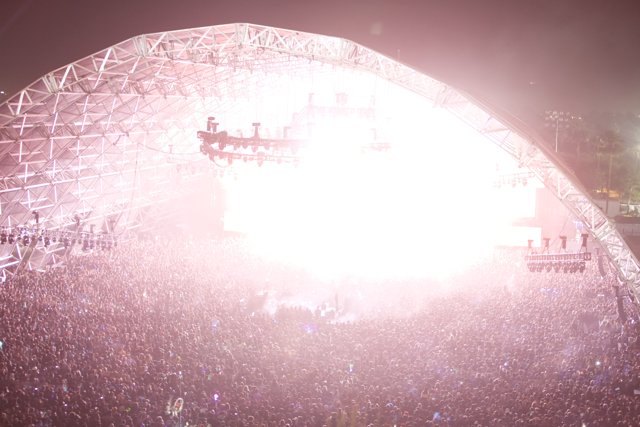 Lights, Flare, and Music at Coachella