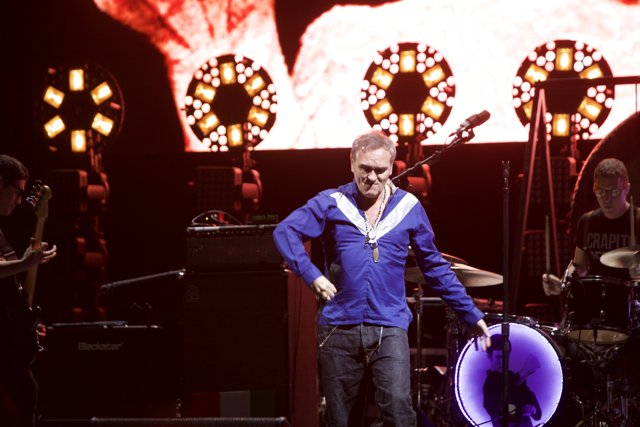 Morrissey Rocks the Stage with His Guitar