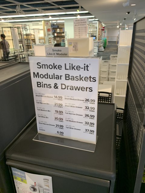 Smoke Like It Modular Basket Sign