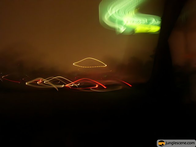 Blurred Neon Nights
