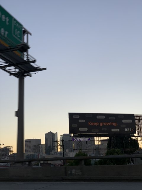 Keep Smiling - A Billboard in San Francisco