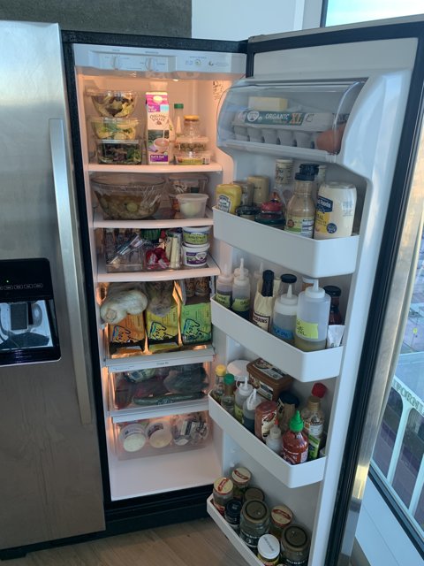 Fully Stocked Refrigerator
