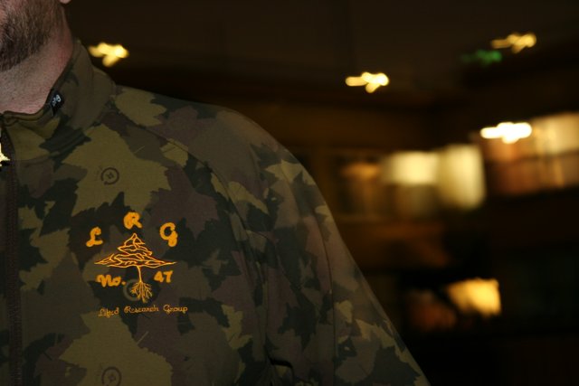 Military Man in Camouflage Jacket