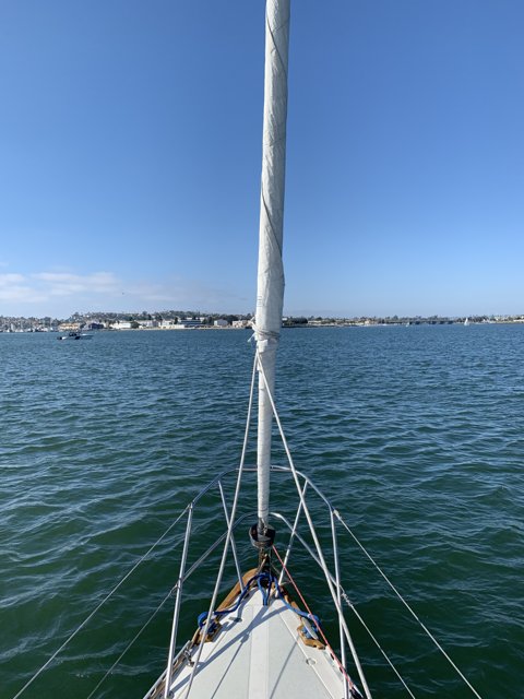 Sailing through North San Diego Bay