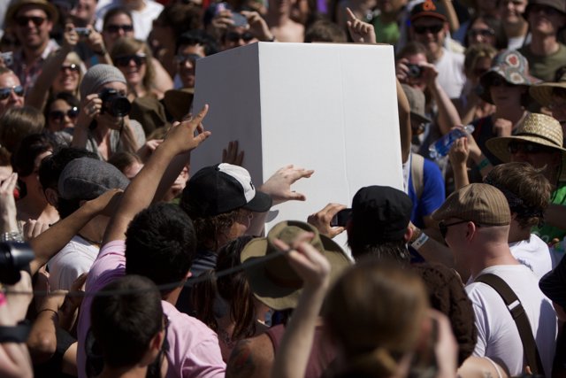 Mysterious Box Takes Over Coachella Crowd