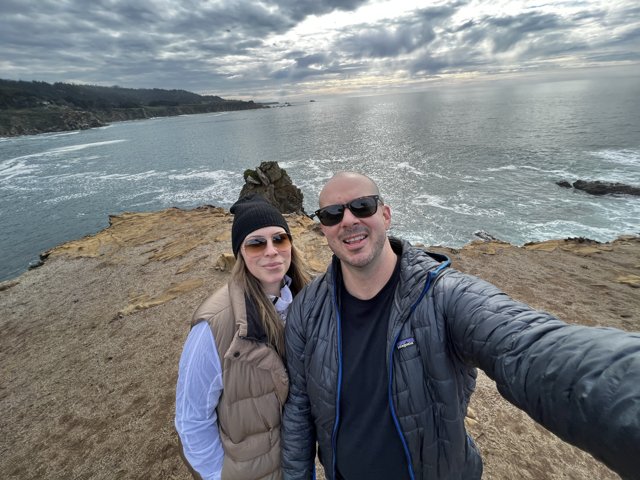 Cliffside Selfie at Jenner Beach