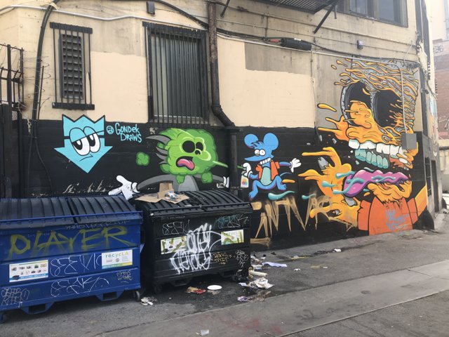 Trash Meets Graffiti