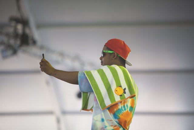 Colorful Entertainer at Coachella 2011
