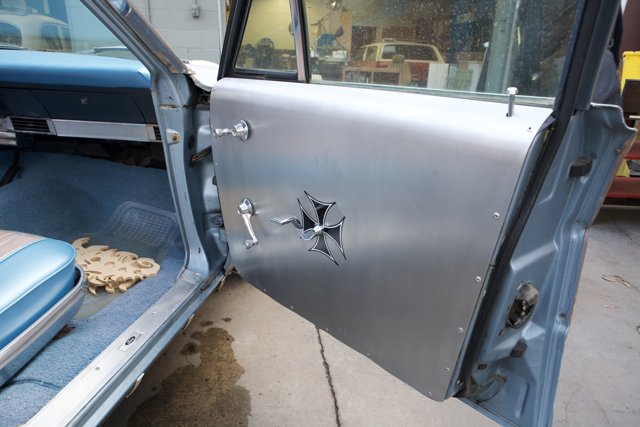 Clean and Open Car Door