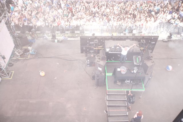 DJ on Stage at Coachella Concert