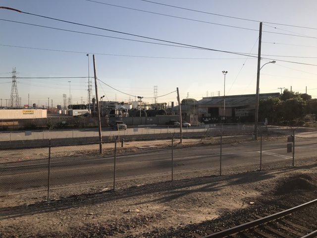 Cityscape by the Tracks