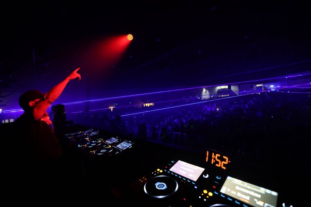 DJ Commands the Crowd at Wobbleland 2026
