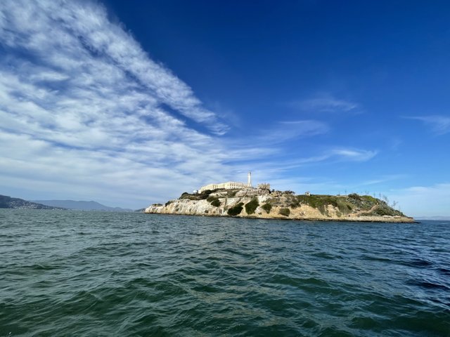 The Towering Beacon of Alcatraz Island