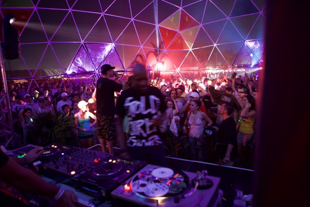 Urban DJ Takes Center Stage at Coachella Night Club