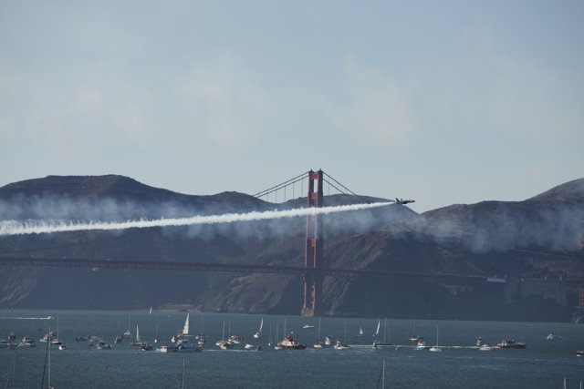 Fleet Week Flyover Spectacle, San Francisco
