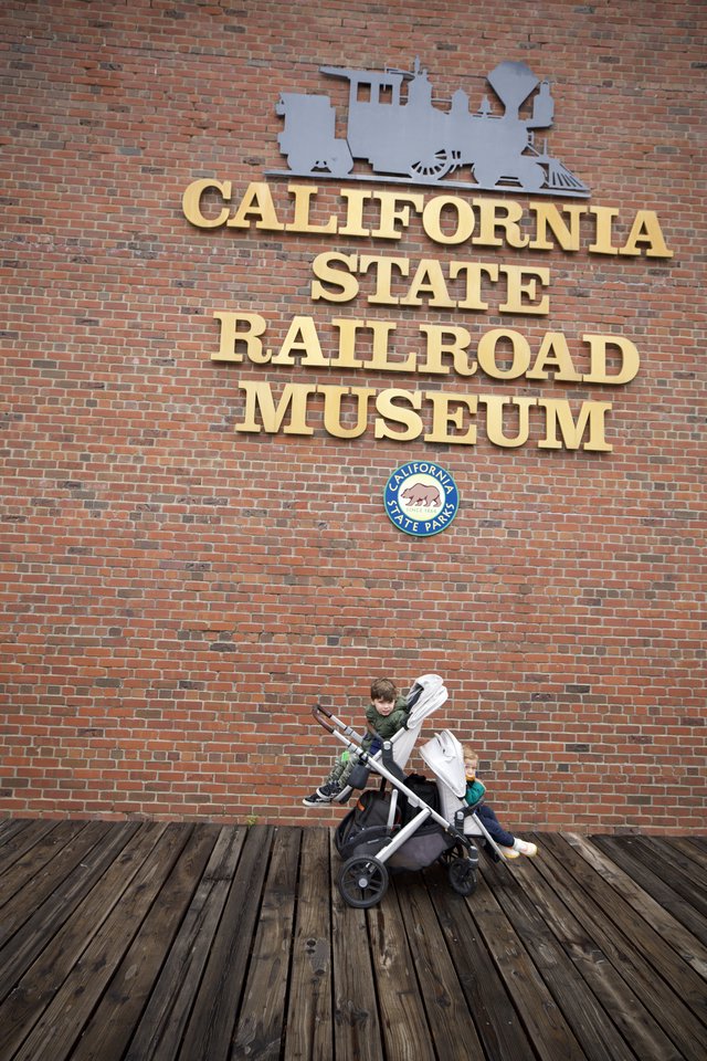 Children Visit California State Railroad Museum