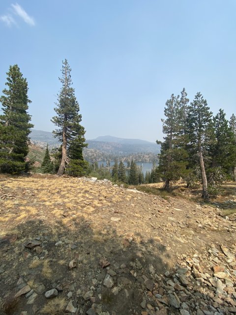 View of Desolation Wilderness Lake from the Hilltop