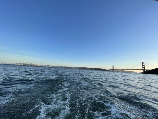 Golden Gate Bridge in the Blue Sky