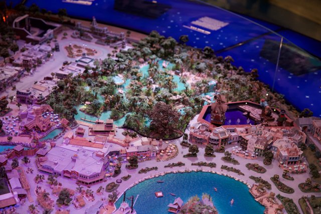 The Grand Oasis: A Miniature Resort with Water Park and Lake
