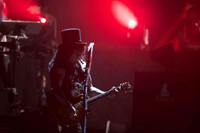 Slash and the Band Rock Out at Rock on the Range Festival