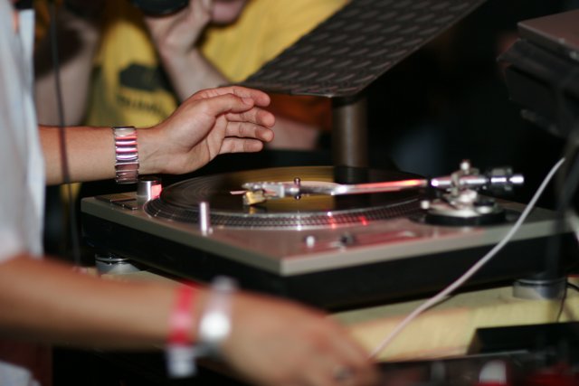 Playing the Beat: A DJ's Performance