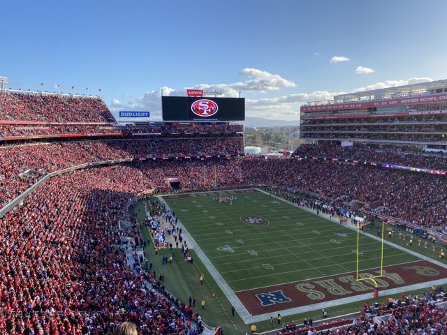 Filled with Fans at Levi's Stadium