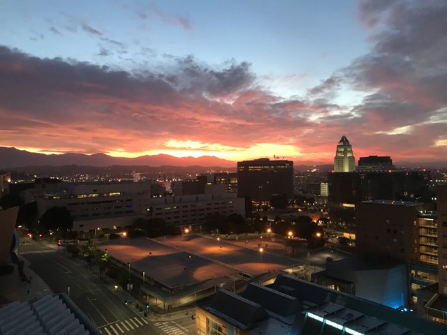 Sunset Over the San Francisco Metropolis