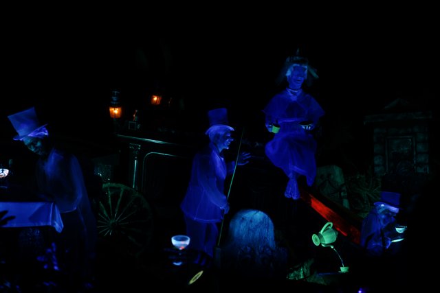 Ghostly Ghouls Light Up the Night at Disneyland Magic Kingdom Parade