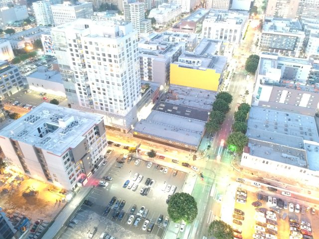 City Street View from Above