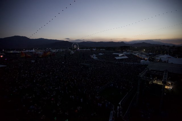Coachella's Stellar Concerts against a Mountainous Backdrop
