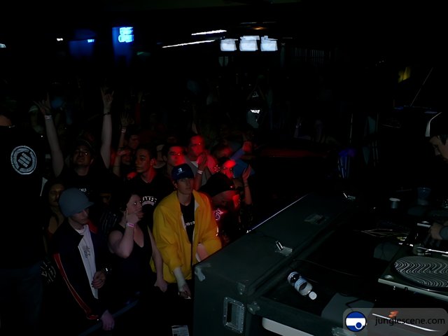 Nightclub Crowd Goes Crazy for DJ Performance