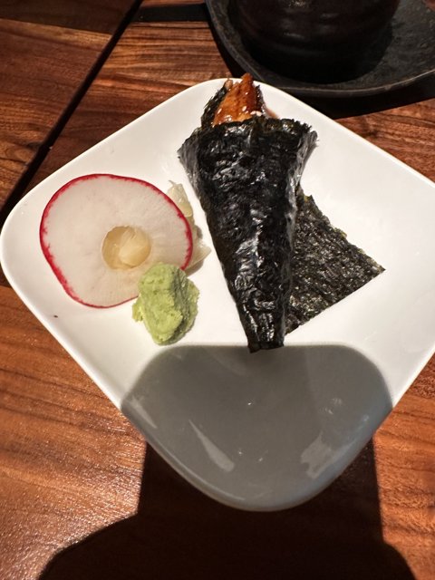 Artistic Sushi Plate