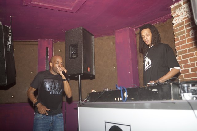 MC Q and DJ in Action