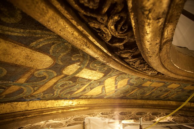 The Gilded Temple Ceiling