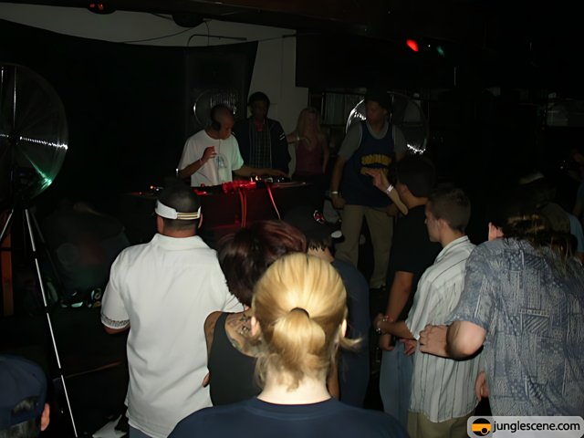 Nightclub Fun with DJ and Crowd