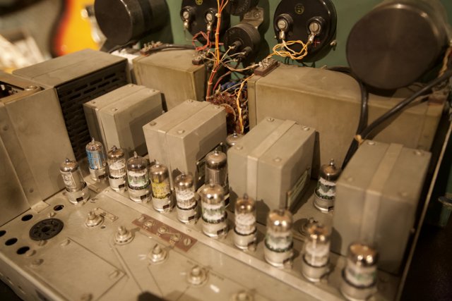 Vintage Audio Amplifier at Museum of Making Music