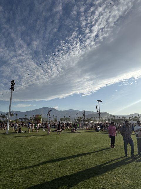 Gathering Under Swirling Skies
