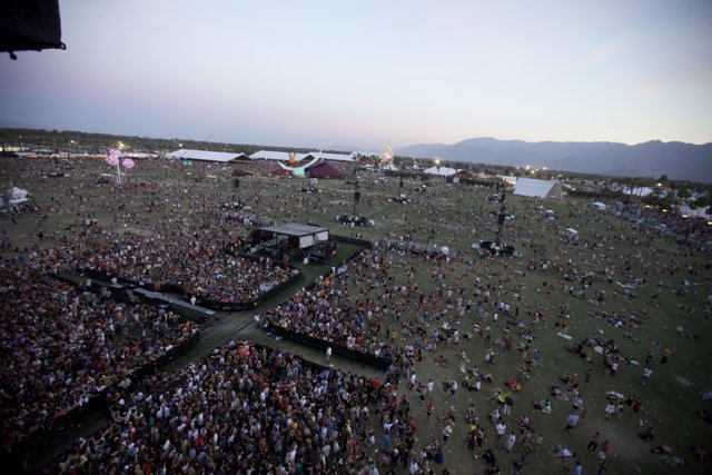 Concert Crowd Takes Over Coachella