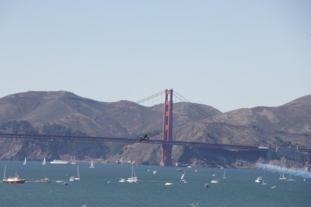 Regatta Beneath the Golden Gate Bridge