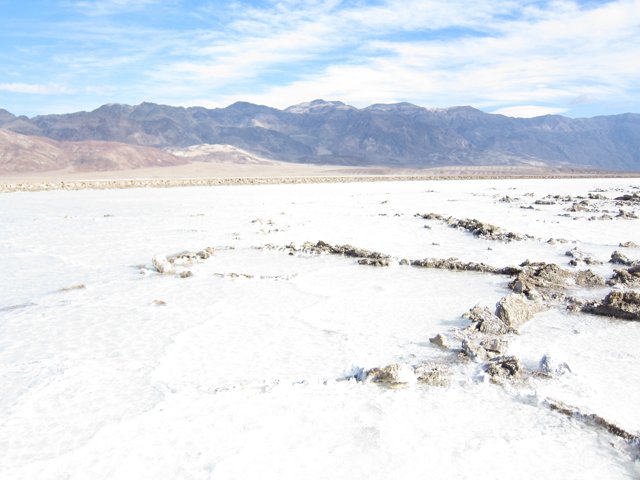 Frozen Desert Lake