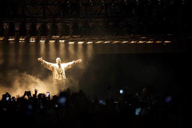 Kanye West electrifies the crowd at O2 Arena in London