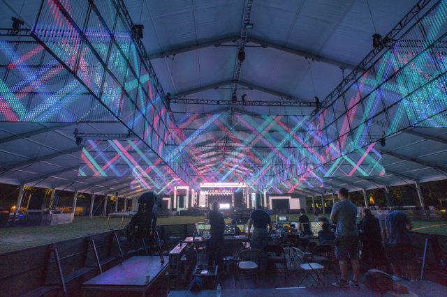 The Main Stage Tent at Coachella 2011