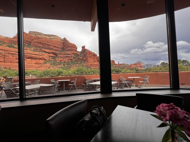 Dining with a View of Red Rocks
