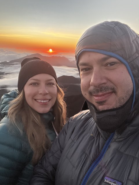 Summit Selfie in Haleakalā National Park