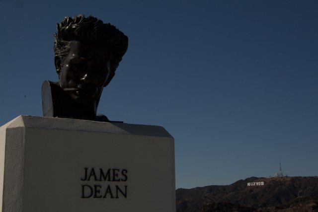James Dean Monument in Hollywood
