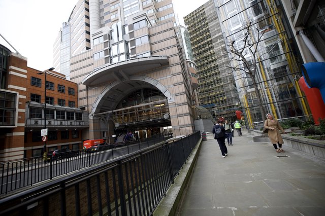 Modern Urban Architecture at Crossrail Place, Canary Wharf