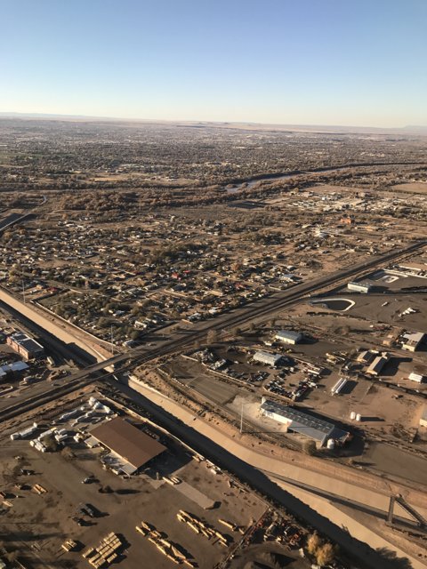 Urban Skyline of Albuquerque