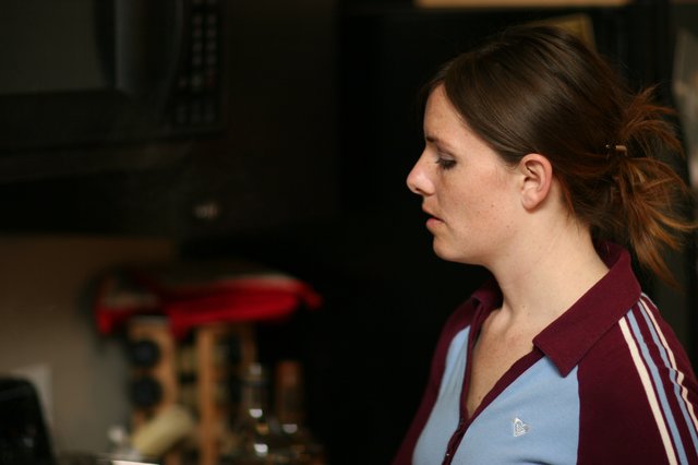 Woman in Profile at Indoor Venue 2006
