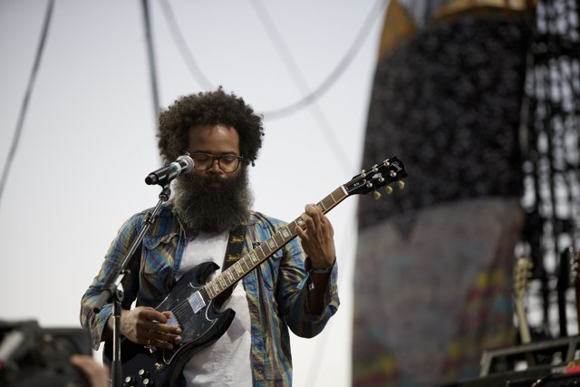 Kyp Malone Rocks the Coachella Stage with his Guitar